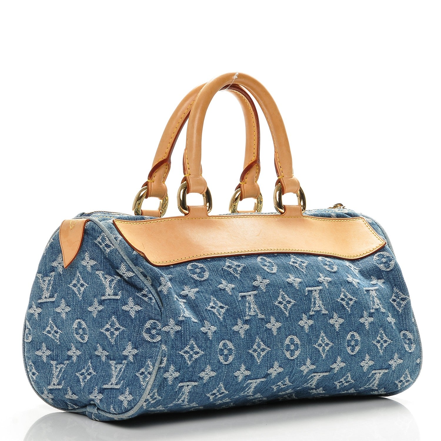 Louis Vuitton Monogram Denim Neo Speedy Blue 3 of 7