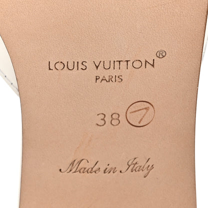 Louis Vuitton Calfskin LV Isola Mules 38 White 7 of 12