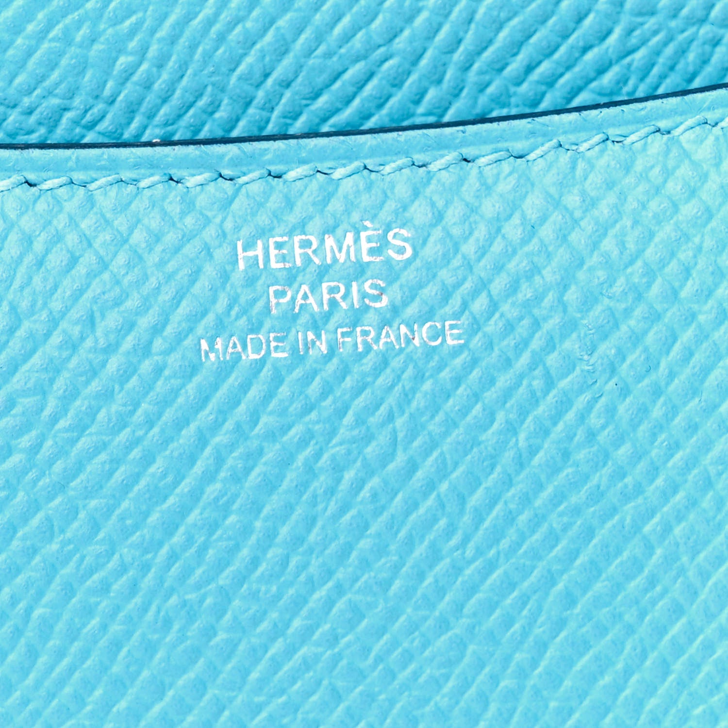Hermes Epsom Enamel Constance 18 Bleu Du Nord Rouge de Coeur 7 of 13
