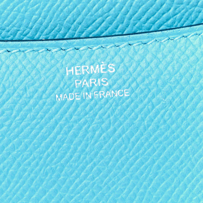 Hermes Epsom Enamel Constance 18 Bleu Du Nord Rouge de Coeur 7 of 13