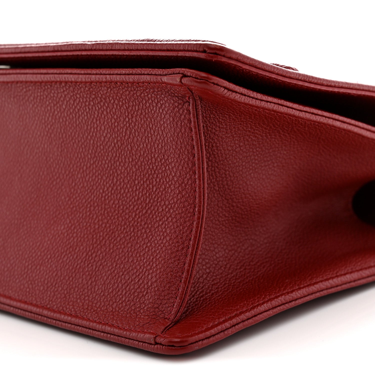 Christian Dior Grained Calfskin Medium Diorama Flap Bag Red 10 of 10