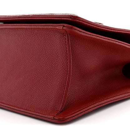 Christian Dior Grained Calfskin Medium Diorama Flap Bag Red 10 of 10