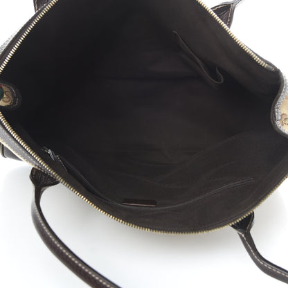 Gucci Monogram Medium Princy Tote Dark Brown 5 of 13