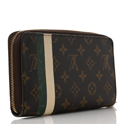 Louis Vuitton Monogram Groom Zippy Organizer Wallet Green 3 of 7