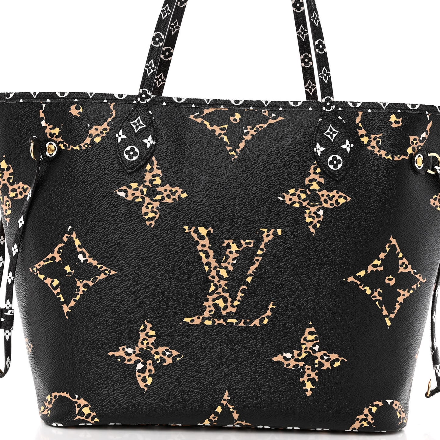Monogram Giant Jungle Neverfull MM Black