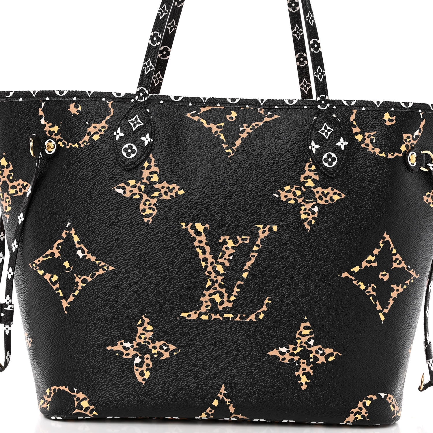 Louis Vuitton Monogram Giant Jungle Neverfull MM Black 8 of 10