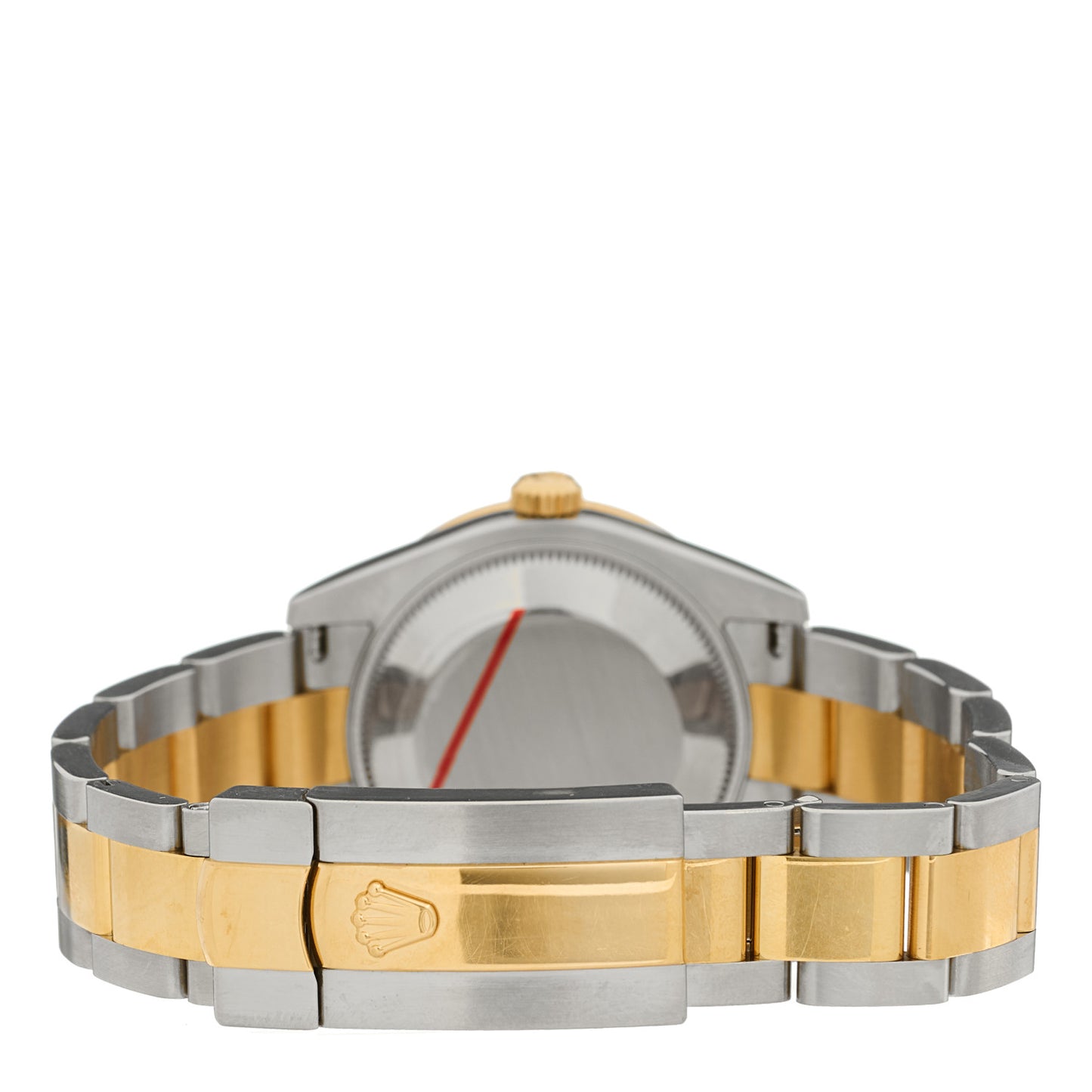 Stainless Steel 18K Yellow Gold Diamond Bezel 31mm Oyster Perpetual Datejust Watch Black 178383