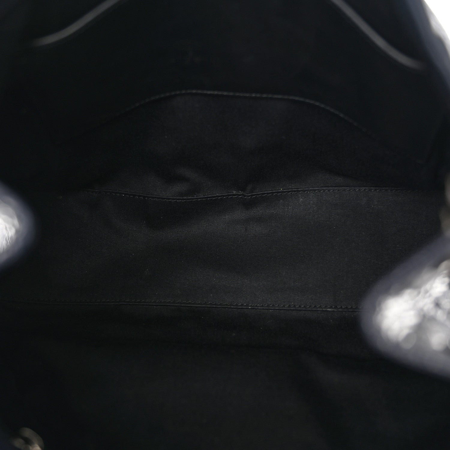 Saint Laurent Crinkled Calfskin Matelasse Monogram Medium Niki Shopper Tote Deep Marine 5 of 11