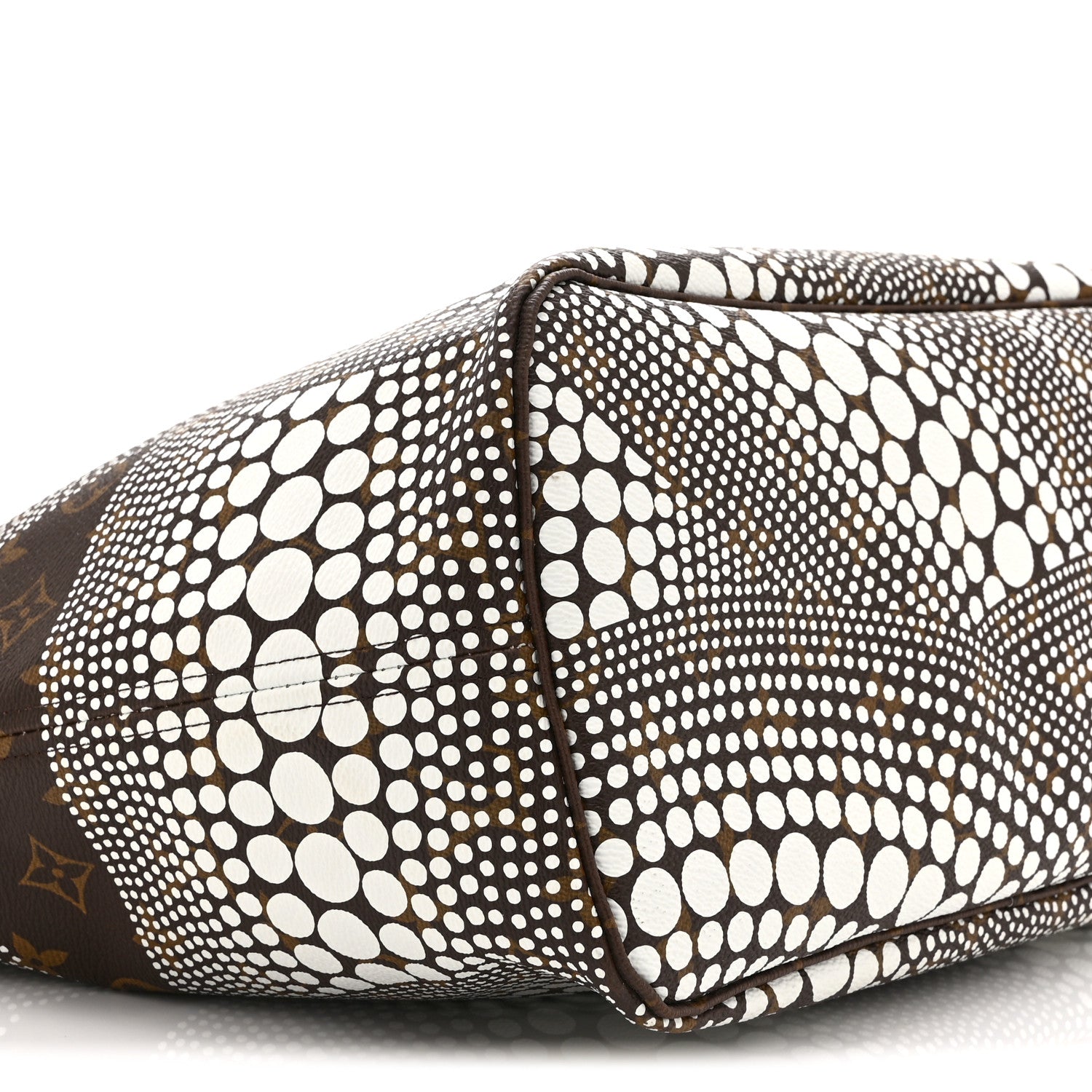 Louis Vuitton Monogram Kusama Waves Neverfull MM White 9 of 11