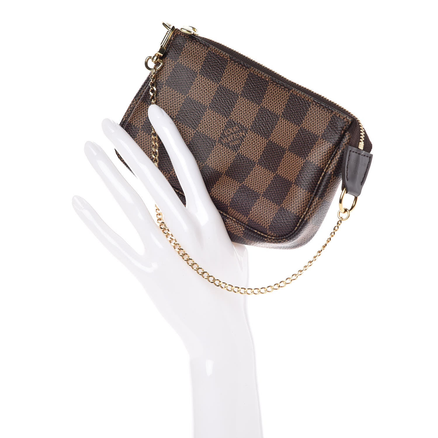 Louis Vuitton Damier Ebene Mini Pochette Accessories 2 of 8