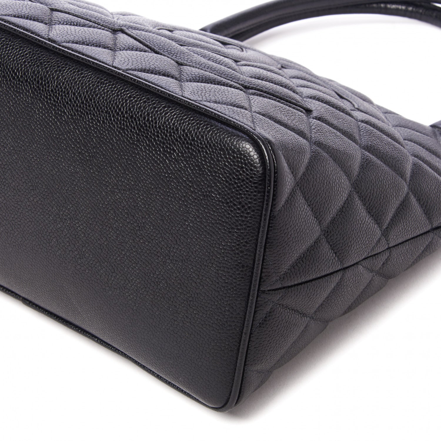Chanel Caviar Quilted Medallion Tote Black 5 of 10