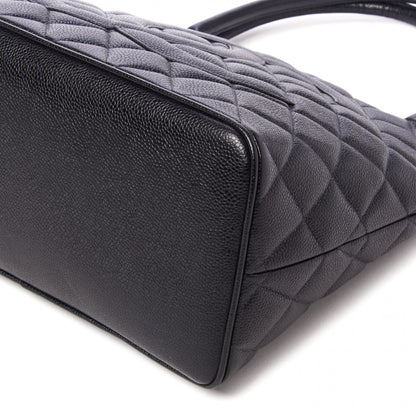 Chanel Caviar Quilted Medallion Tote Black 5 of 10