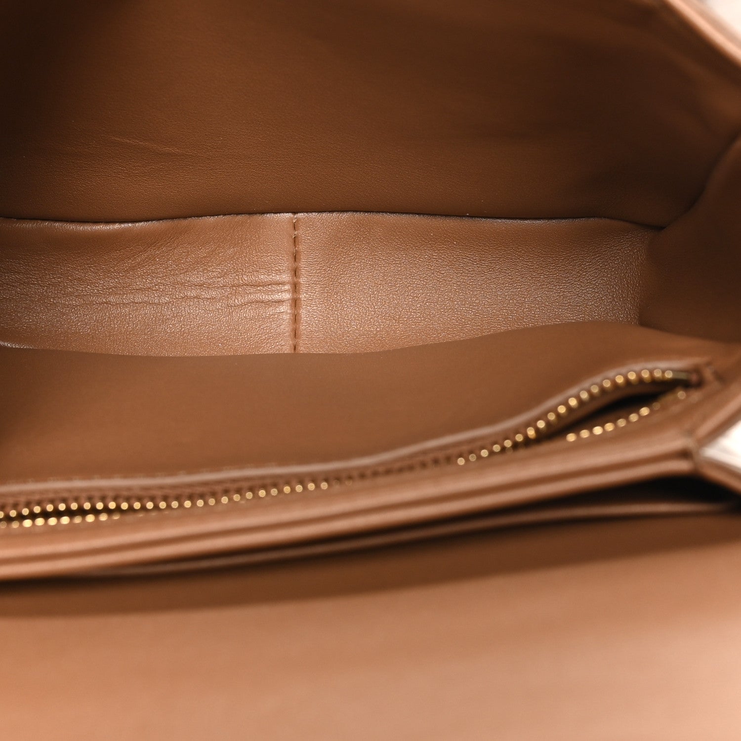 Celine Shiny Calfskin Teen Triomphe Bronze 5 of 9
