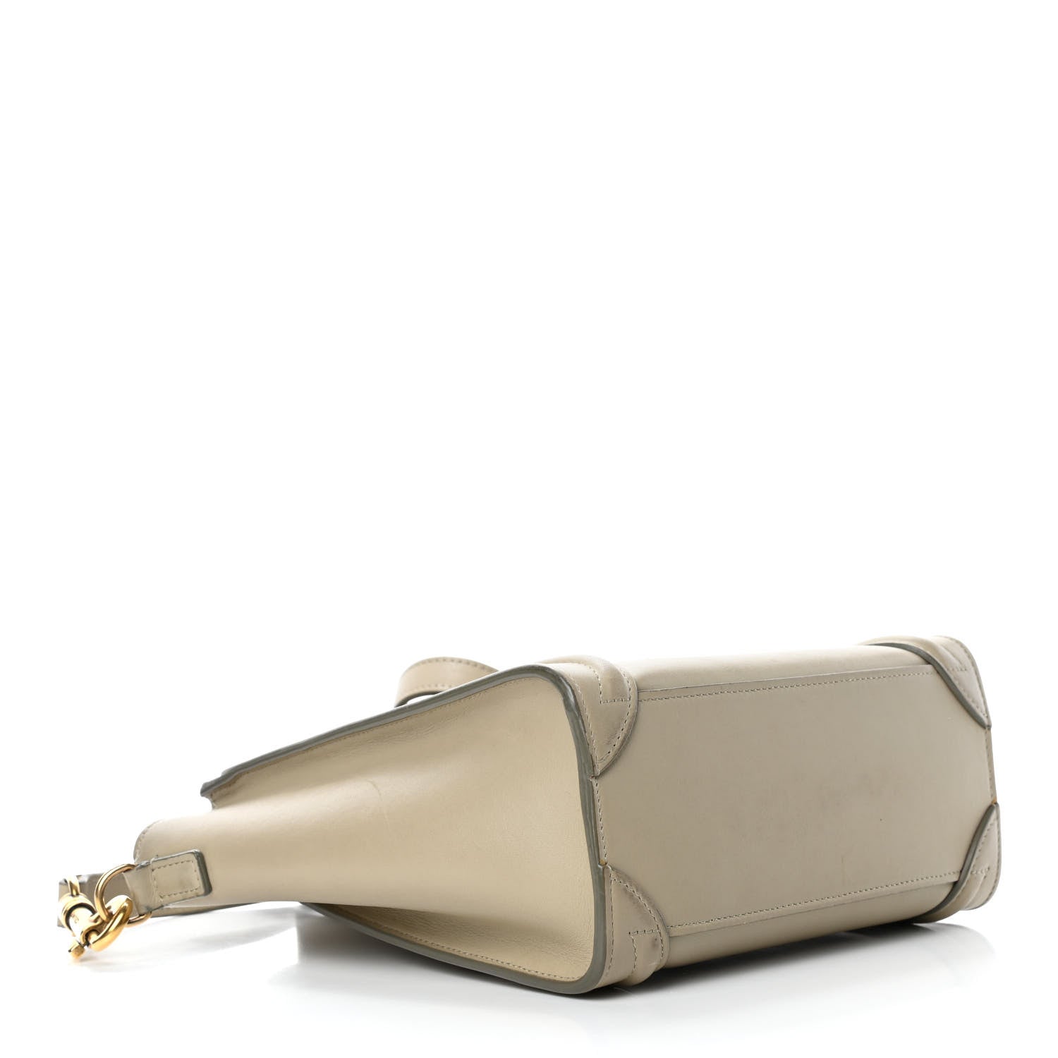 Celine Smooth Calfskin Nano Luggage Mastic 3 of 5