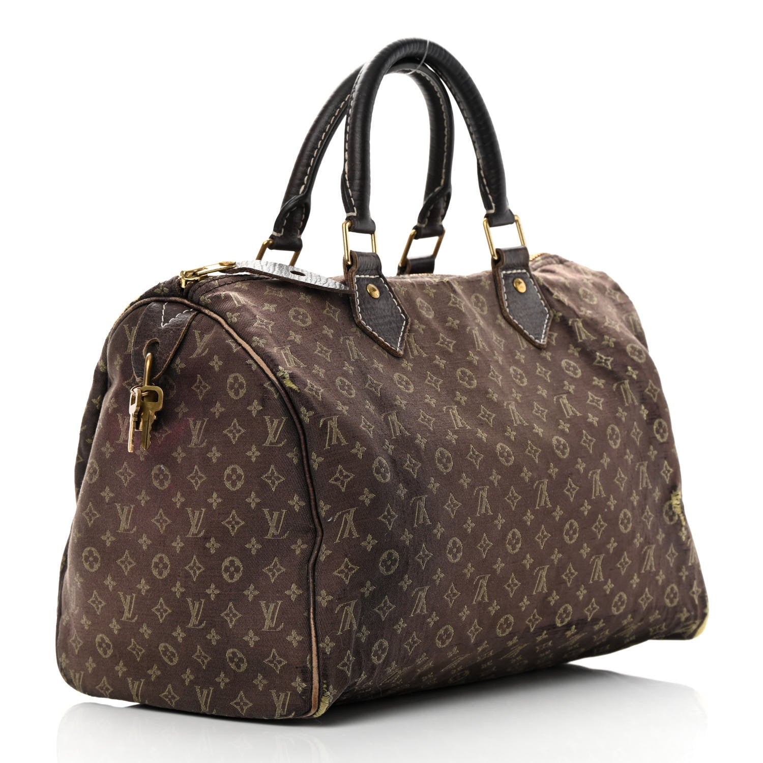 Louis Vuitton Mini Lin Speedy 30 Ebene 3 of 20