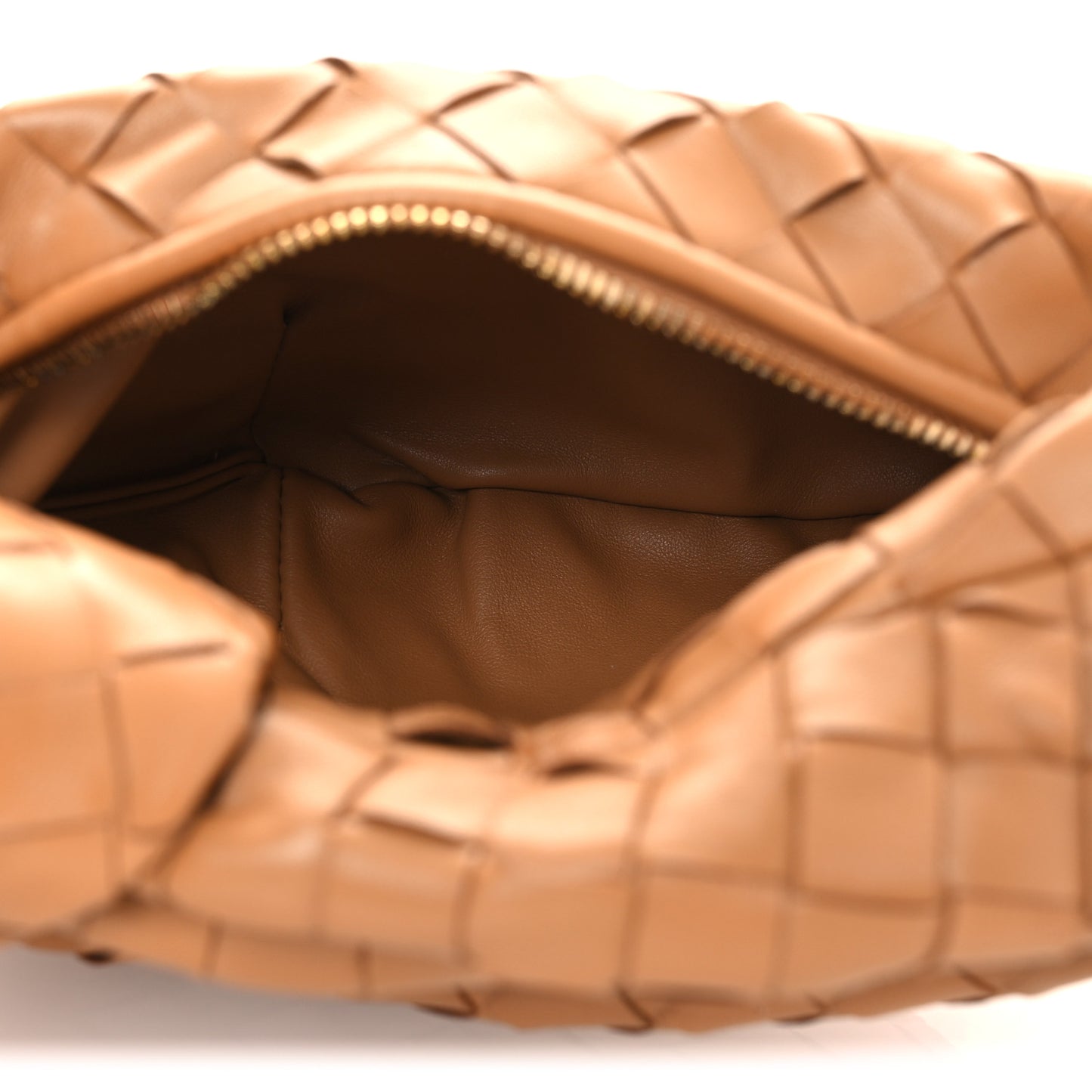 Nappa Intrecciato Mini Jodie Caramel