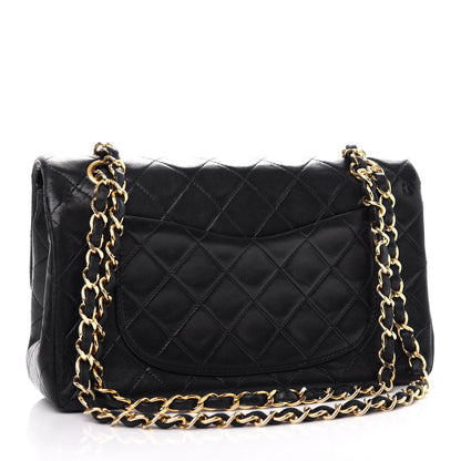 Chanel Lambskin Quilted Small Double Flap Black 3 of 10