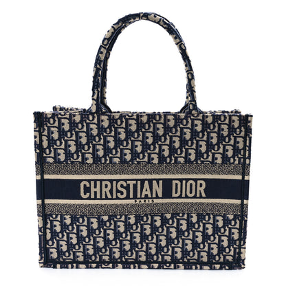 Christian Dior Oblique Medium Book Tote Blue Multicolor 1 of 10