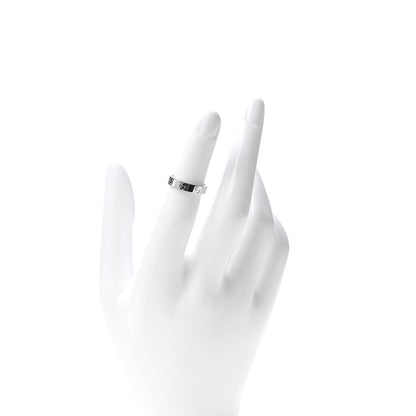 Cartier 18K White Gold 3.5mm LOVE Wedding Band Ring 47 4 2 of 4