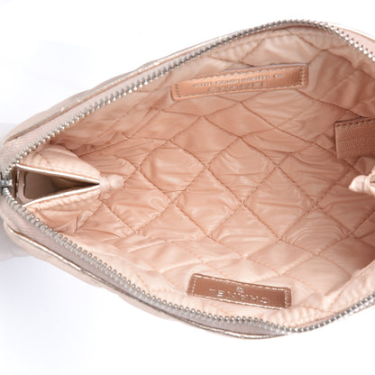 Chanel Metallic Lambskin Quilted Small Cosmetic Pouch Light Pink 5 of 9