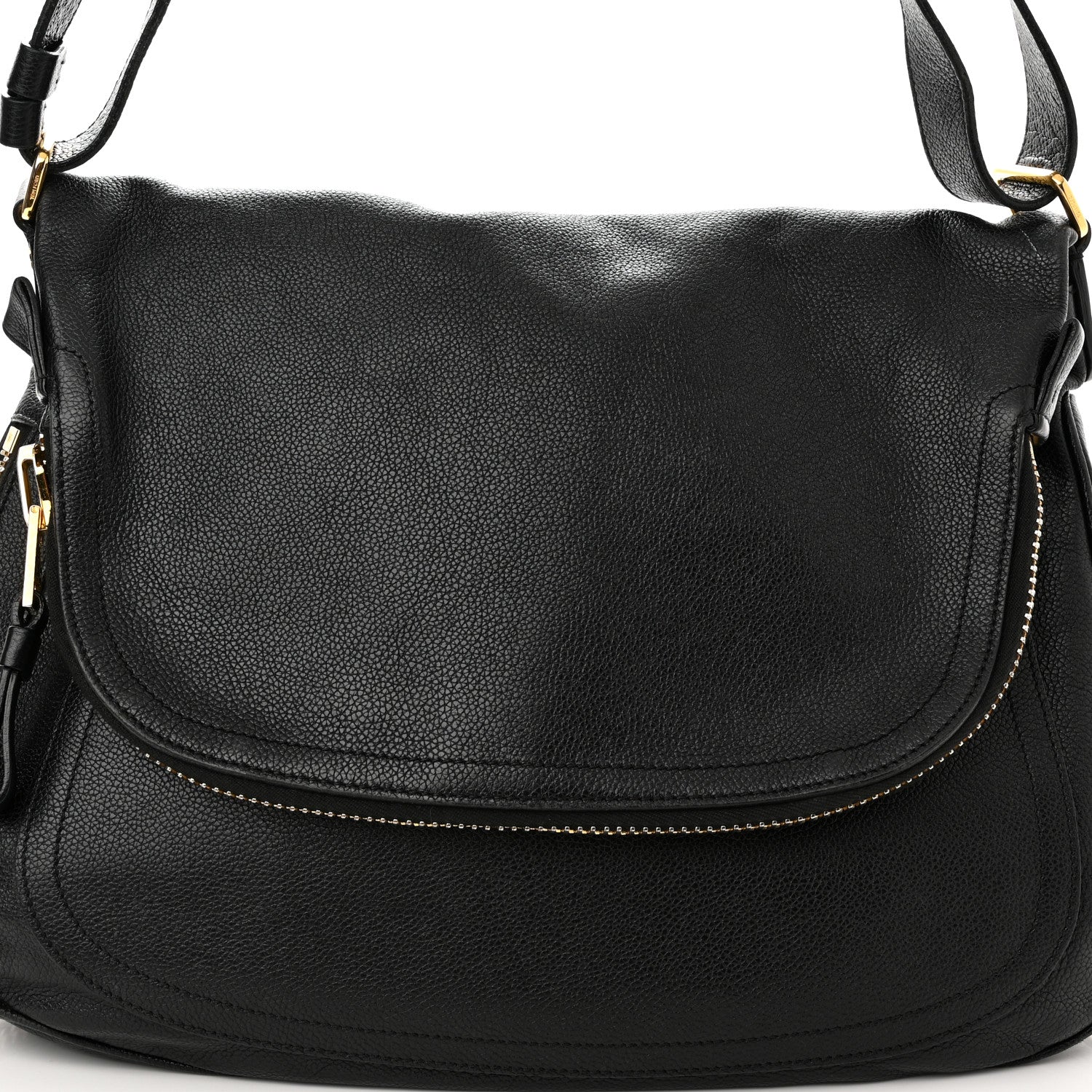 Tom Ford Grained Calfskin Medium Jennifer Crossbody Bag Black 13 of 17