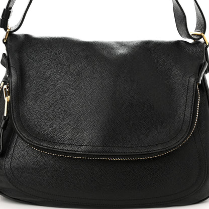 Tom Ford Grained Calfskin Medium Jennifer Crossbody Bag Black 13 of 17