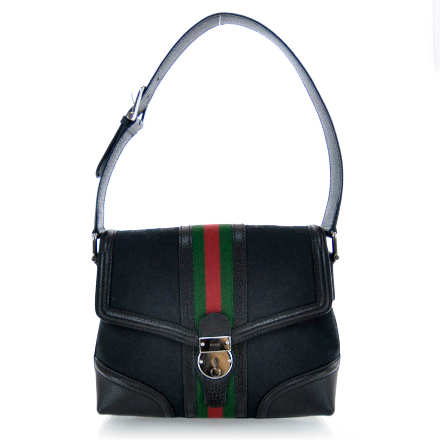Monogram Treasure Flap Black