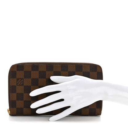 Louis Vuitton Damier Ebene Zippy Organizer Wallet 2 of 10