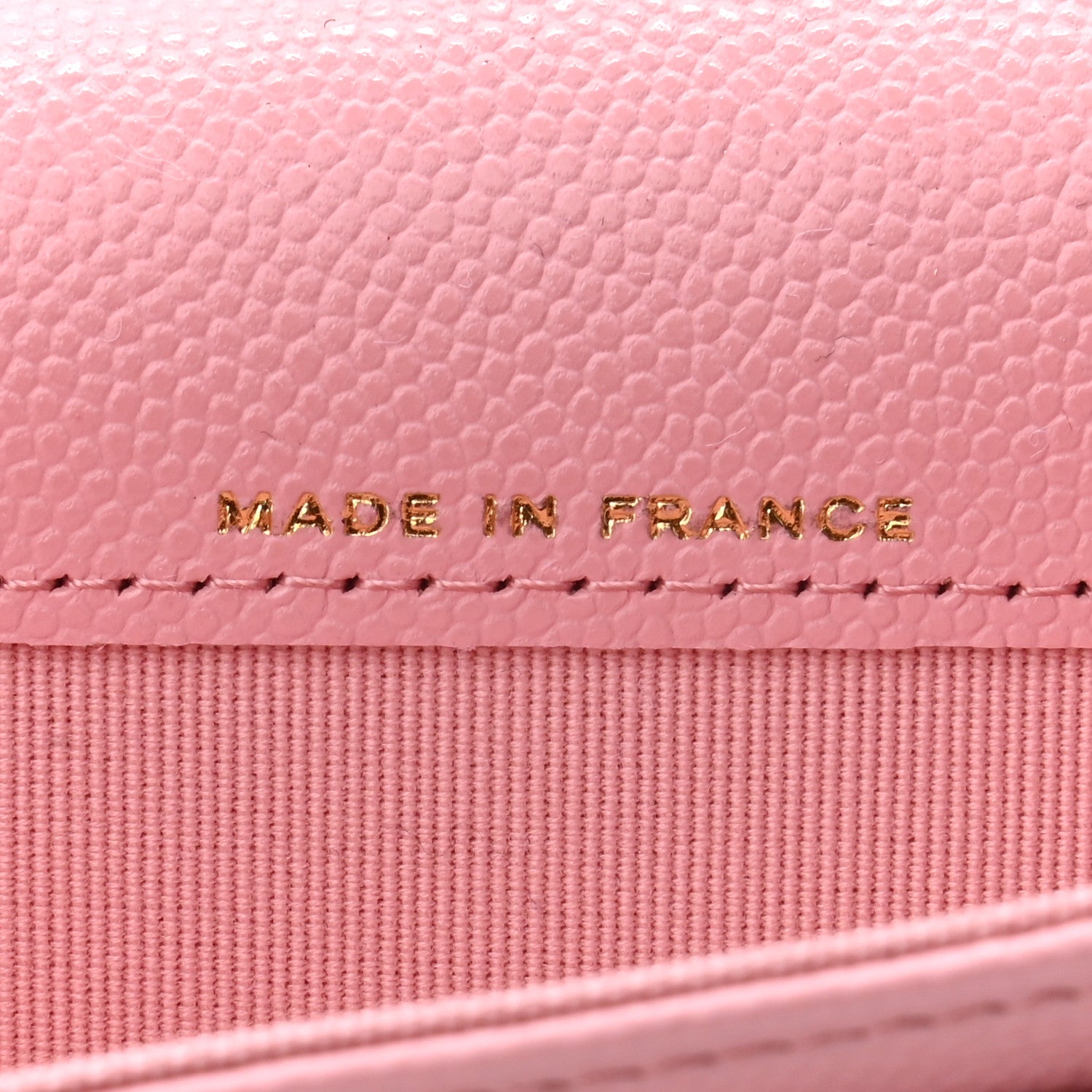 Chanel Caviar Quilted Flap Card Holder Wallet Light Pink 7 of 8