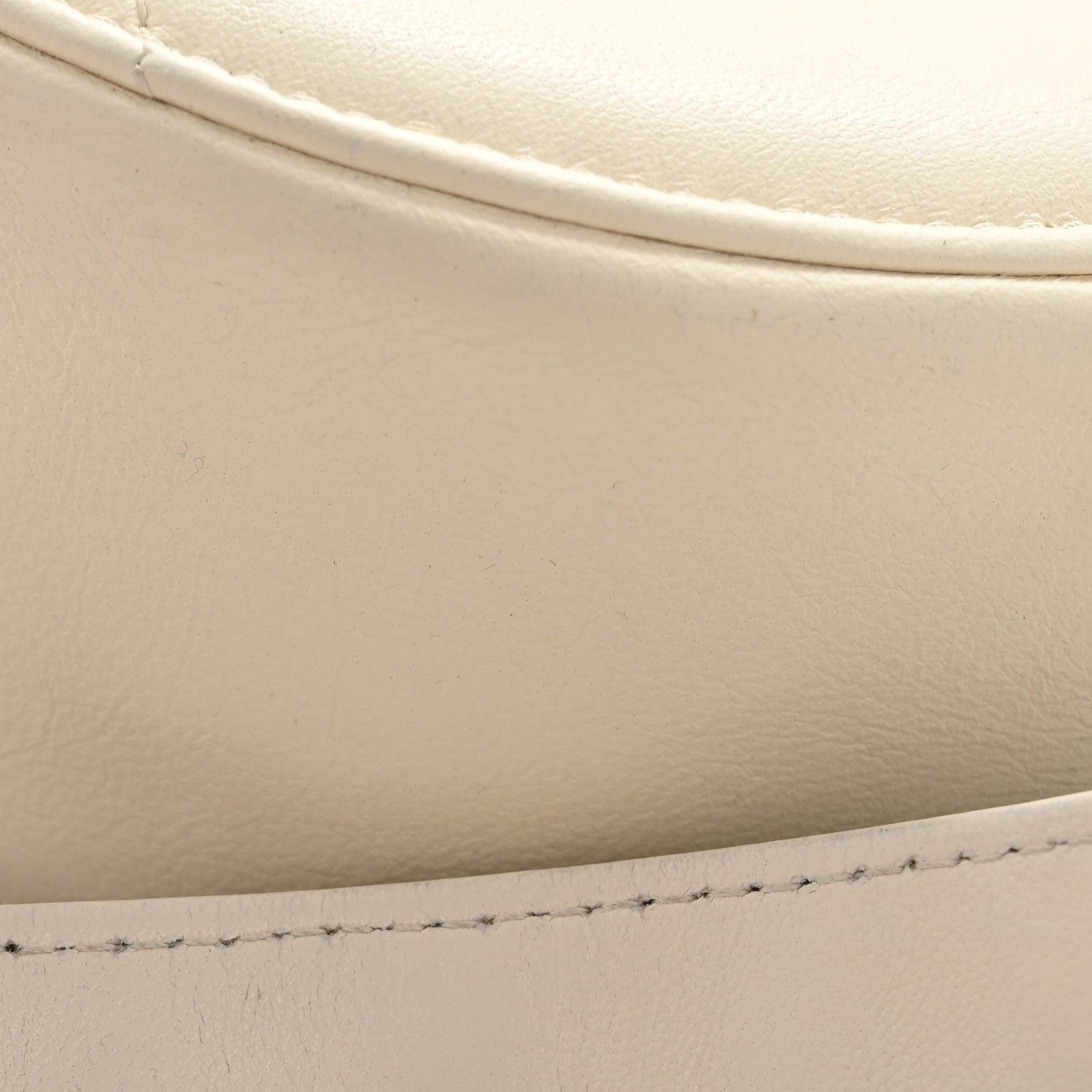 Chanel Lambskin Quilted Chanel 19 Round Clutch With Chain White 12 of 14