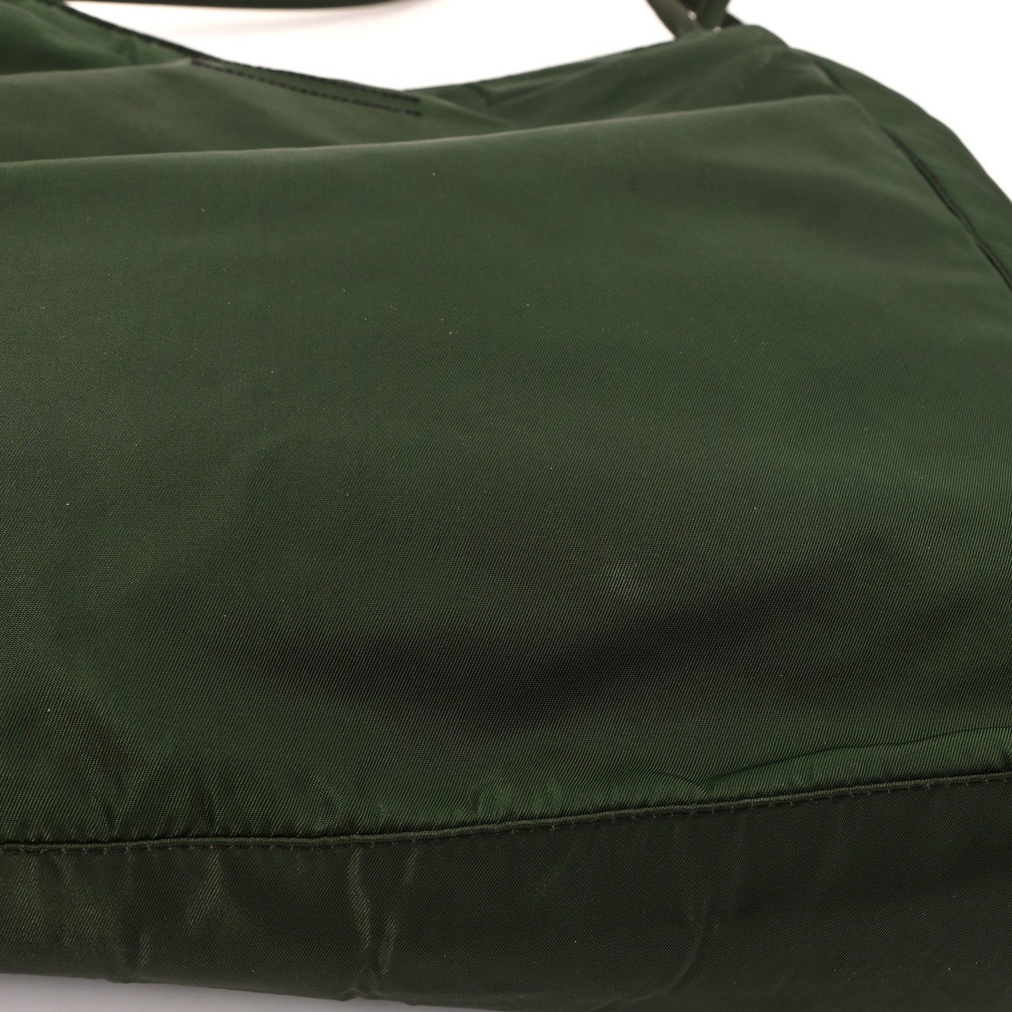 Tessuto Nylon Shopping Tote Green