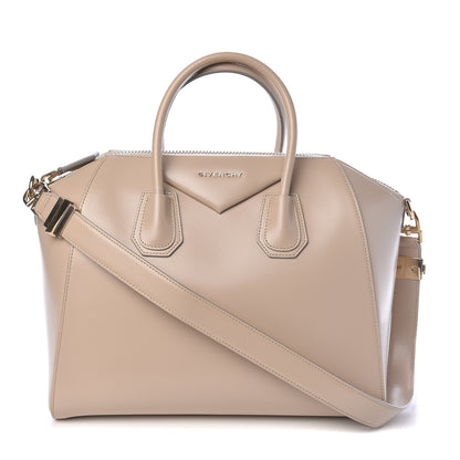 Givenchy Shiny Lord Calfskin Medium Antigona Sand 1 of 10