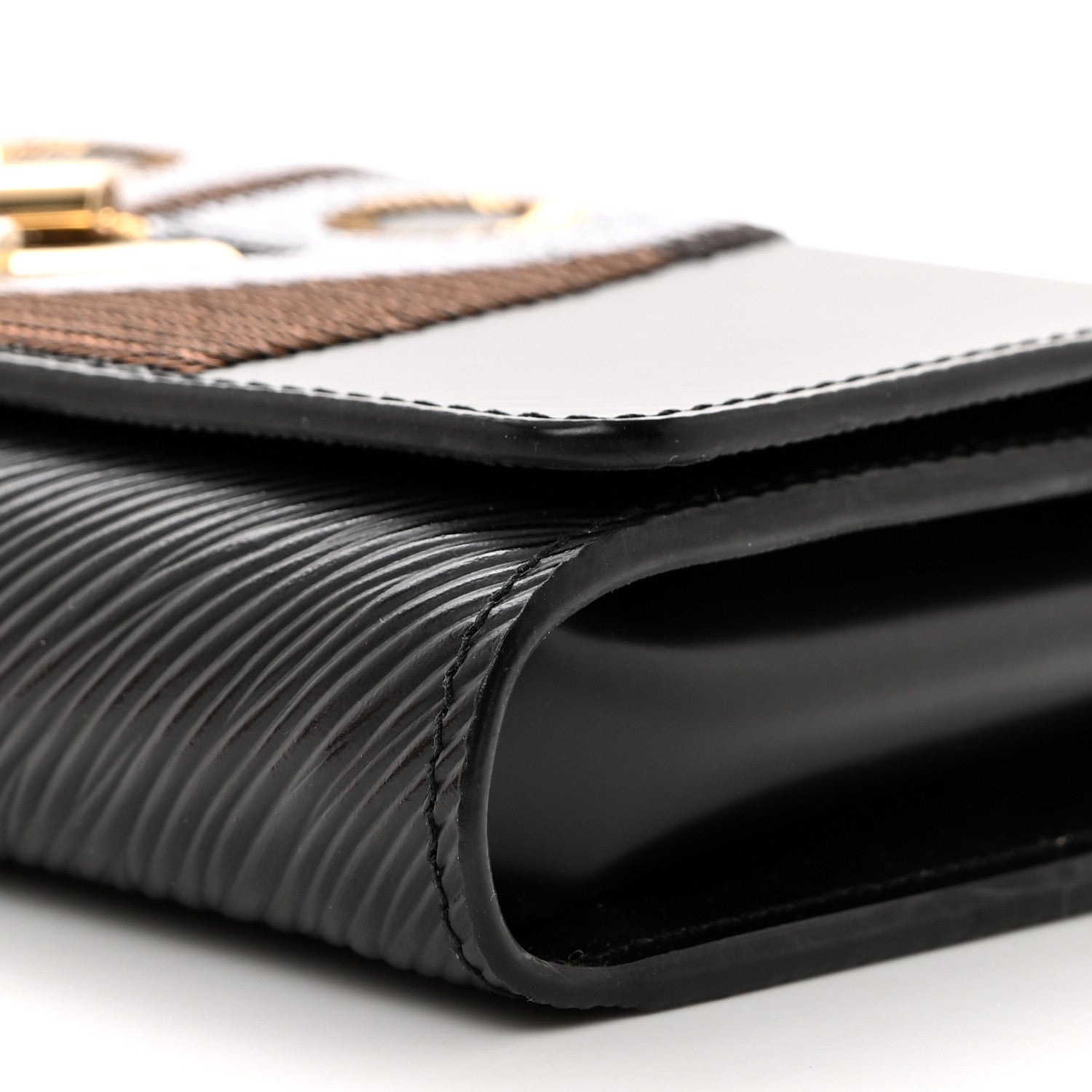 Louis Vuitton Epi Sequin Night Bird Twist Chain Wallet Black 10 of 10