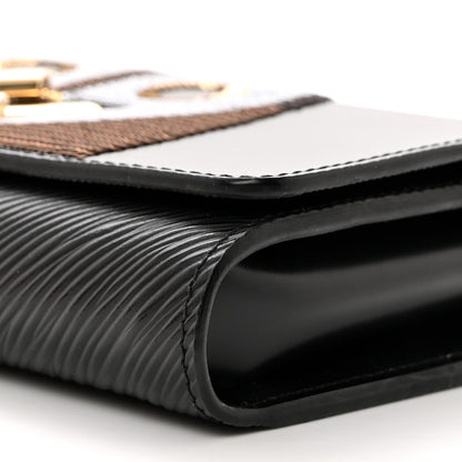 Louis Vuitton Epi Sequin Night Bird Twist Chain Wallet Black 10 of 10