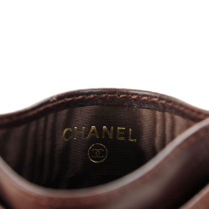 Chanel Calfskin Timeless CC Card Holder Brown 7 of 8