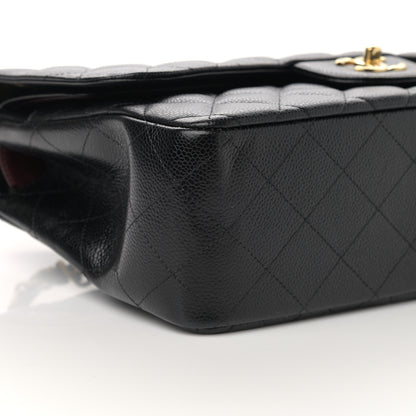 Chanel Caviar Quilted Jumbo Double Flap Black 8 of 13