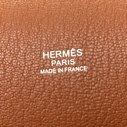 Hermes Taurillon Clemence Jypsiere 31 Gold 6 of 8