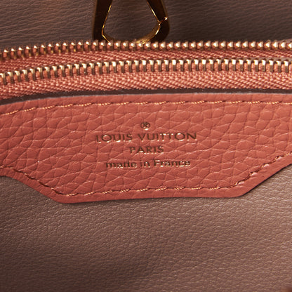 Louis Vuitton Taurillon Capucines MM Terracotta 8 of 8