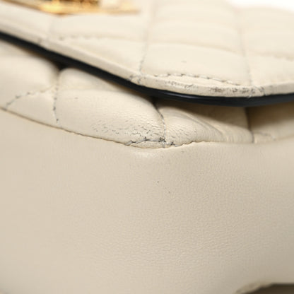 Versace Nappa Quilted Small Medusa Chain Crossbody White 11 of 12