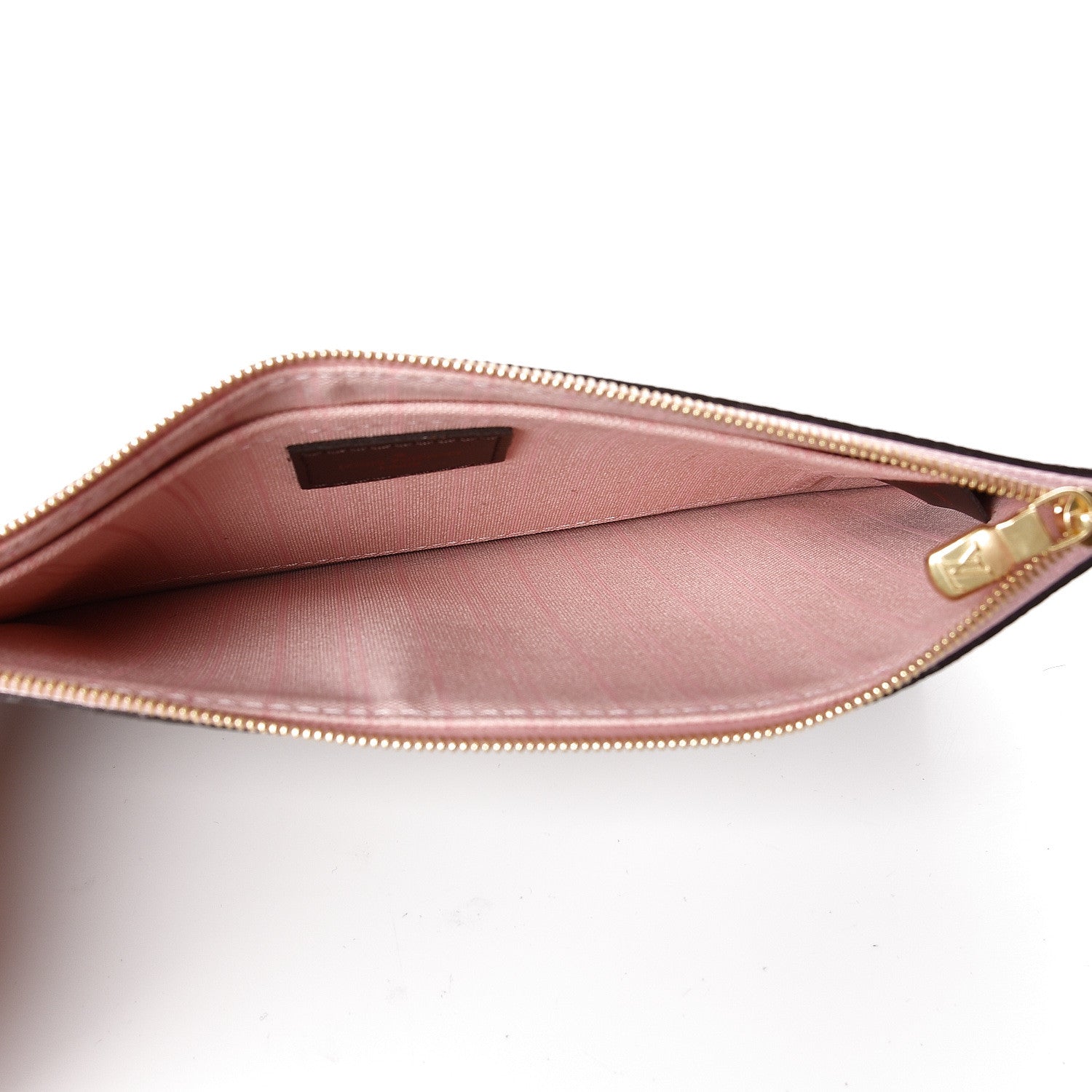 Louis Vuitton Damier Ebene Neverfull MM GM Pochette Rose Ballerine 5 of 8