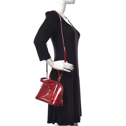 Louis Vuitton Vernis Alma BB Pomme D'Amour 2 of 9