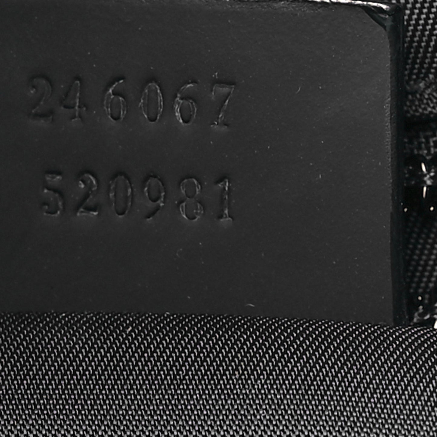 Rubber Guccissima Medium Messenger Bag Black