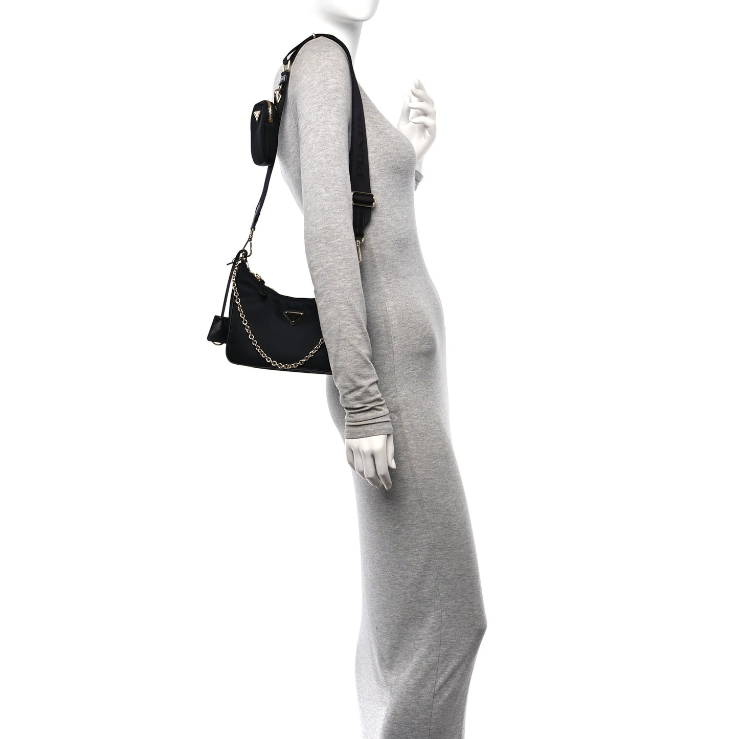 Nylon Re-Edition 2005 Shoulder Bag Black