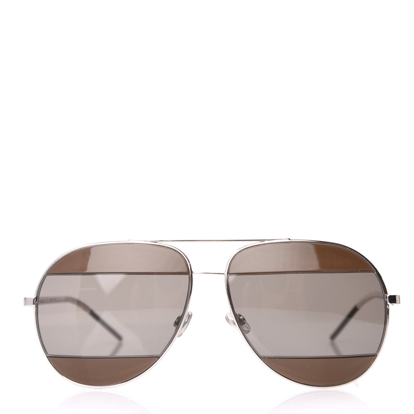 Metal DiorSplit 2 Sunglasses Brown Grey