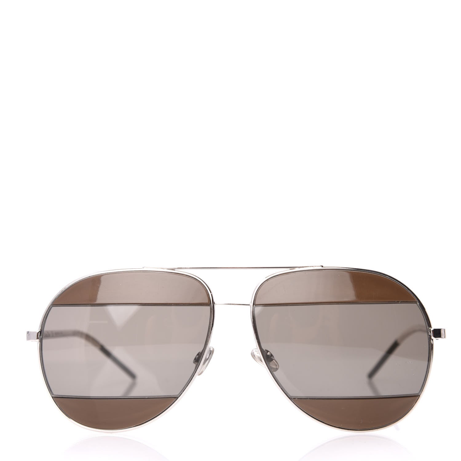 Christian Dior Metal DiorSplit 2 Sunglasses Brown Grey 2 of 7
