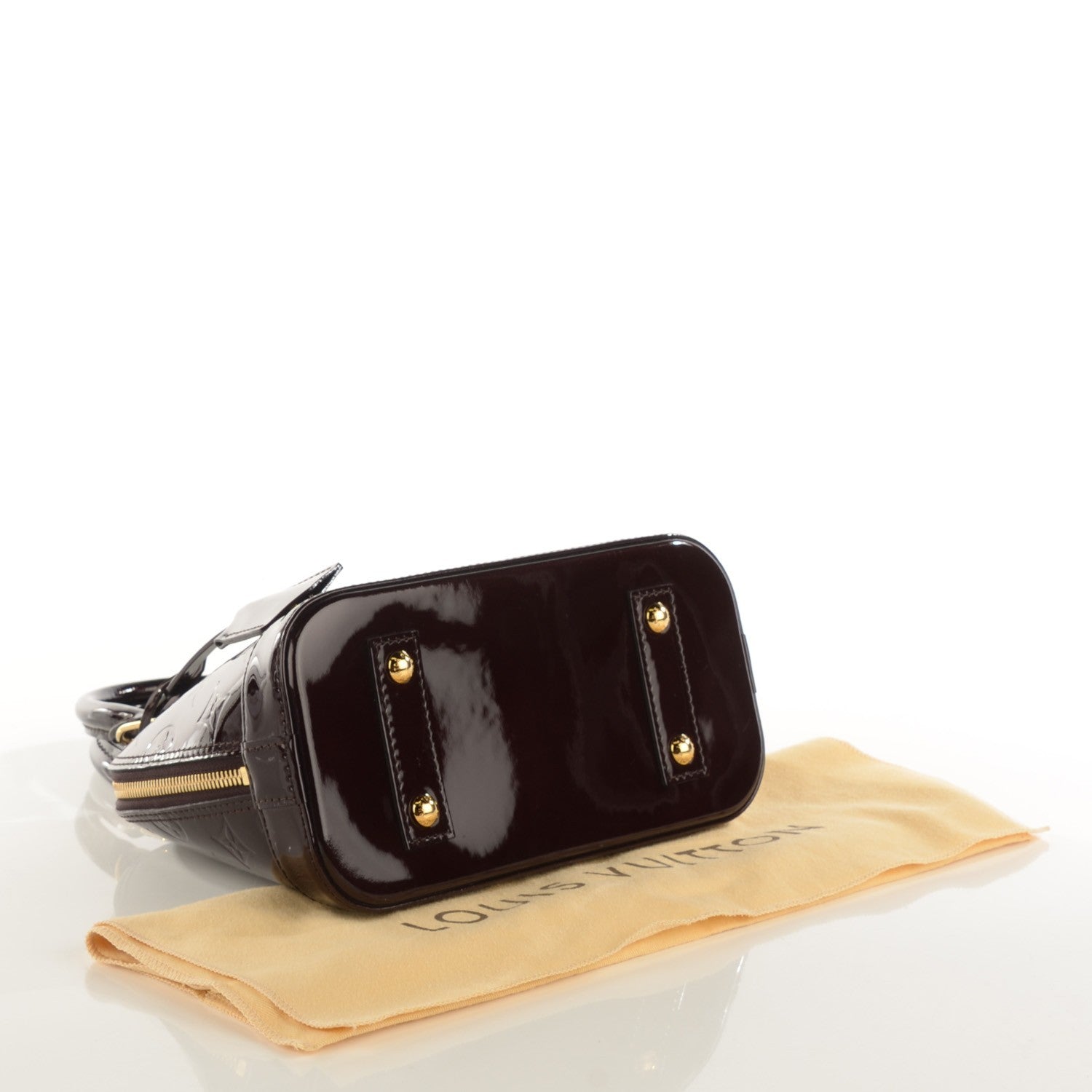 Louis Vuitton Vernis Alma BB Amarante 4 of 8