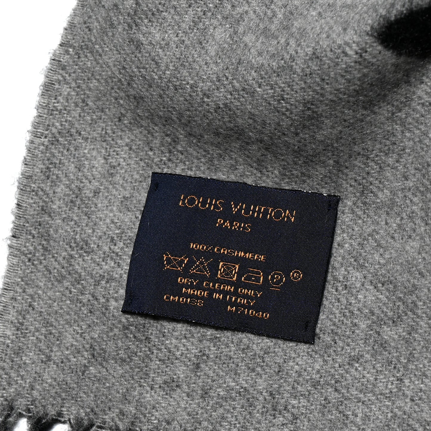 Cashmere Monogram Reykjavik Scarf Black