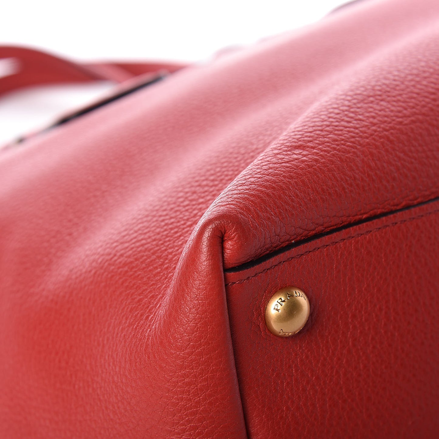Vitello Daino Tote Rosso