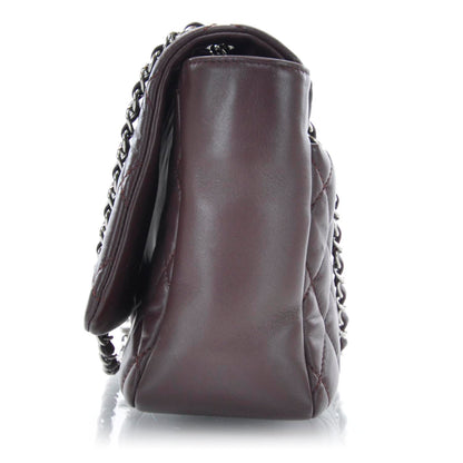 Chanel Lambskin Jumbo Coco Rain Flap Bordeaux 4 of 14