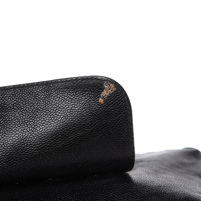 Chanel Glazed Caviar Pocket In The City Shoulder Bag Black 12 of 14